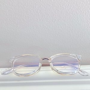 clear bluelight glasses!!